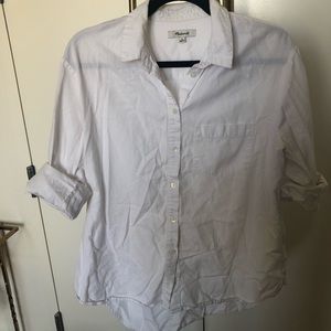 Madewell Long Sleeve White Button Down